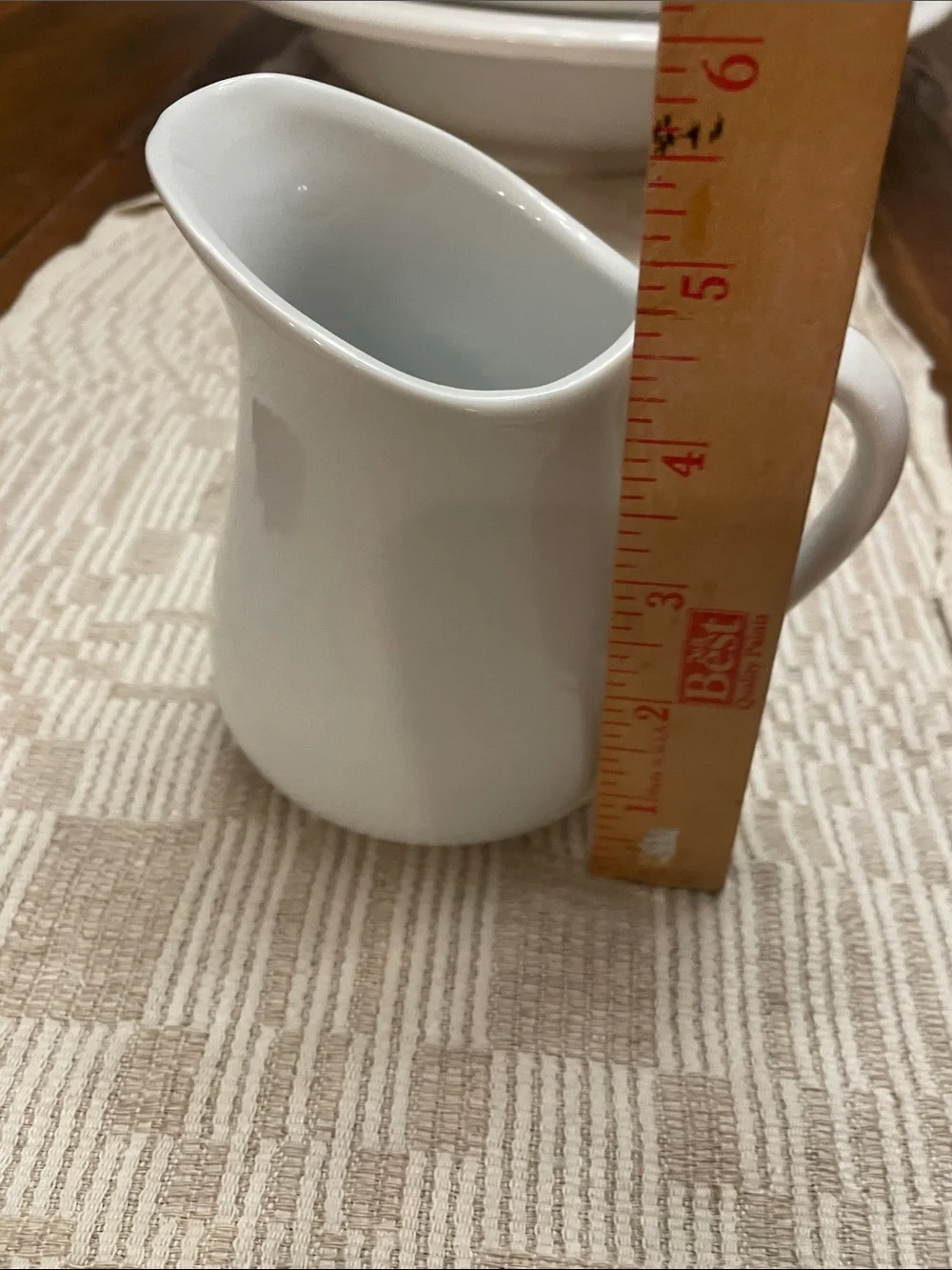 Classic White Ceramic Creamer Pitcher - Home Dining
